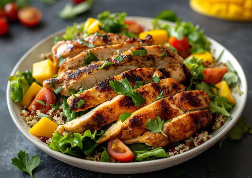 Tropical Chicken and Mango Salad