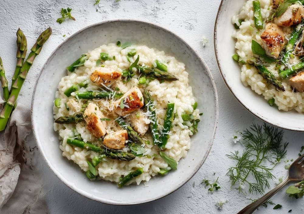 Chicken and Asparagus Risotto